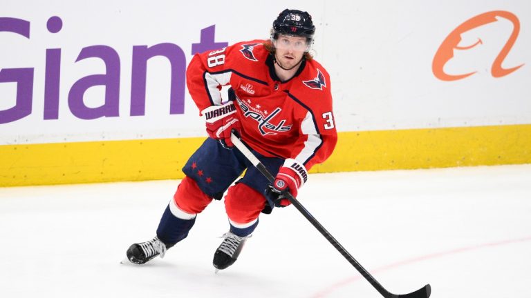 Washington Capitals defenscman Rasmus Sandin (38). (Nick Wass/AP)