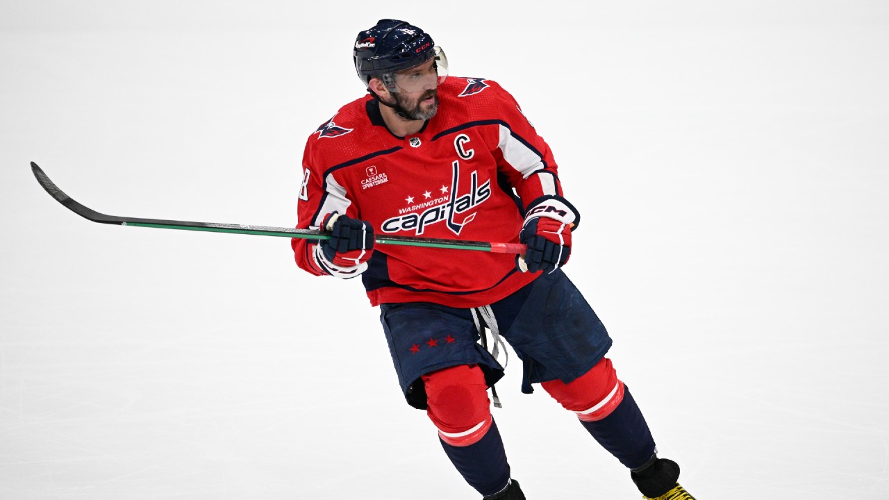 Alex Ovechkin is shifting to right wing for the Capitals’ second game of the season