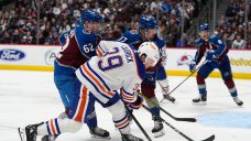 MacKinnon breaks franchise&#8217;s single-season points mark as Avalanche beat Oilers