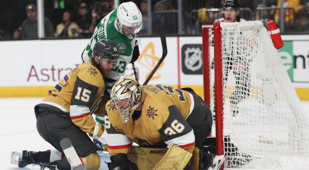 Wyatt Johnston scores in OT, Stars beat Golden Knights to cut series deficit to 2-1