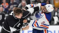 Oilers, Kings combine for 82 penalty minutes in third period of Game 3