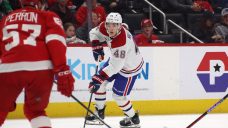 Canadiens&#8217; Lane Hutson takes step to establish floor, flashes ceiling in NHL debut