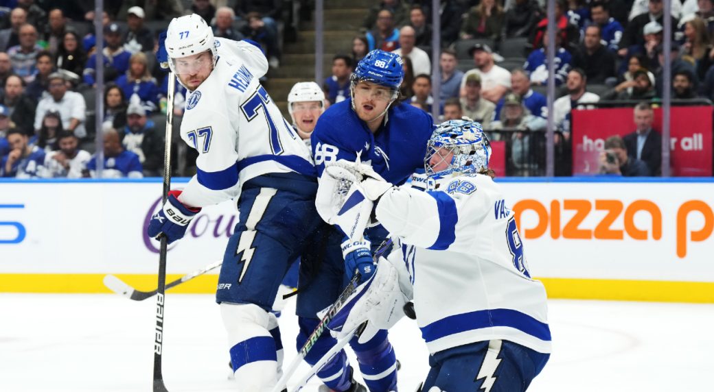 Vasilevskiy backstops Lightning to victory over Leafs; Matthews scores No. 63