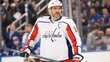 Ovechkin scores twice before leaving with apparent injury, leads Capitals past Utah