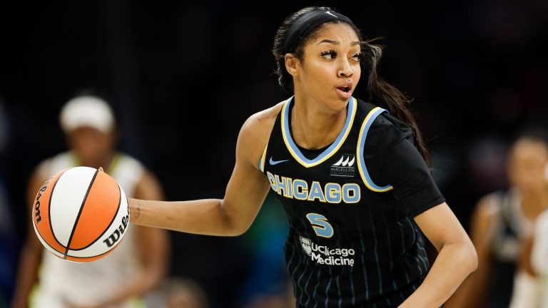 Chicago Sky forward Angel Reese. (Brandon Wade/AP)