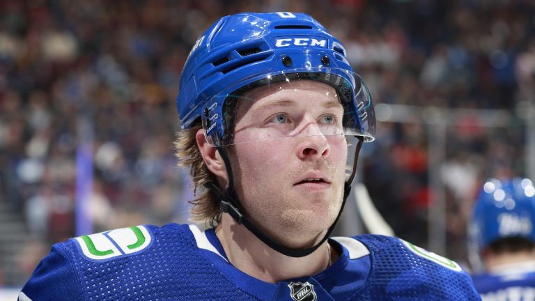 Brock Boeser of the Vancouver Canucks. (Getty Images)