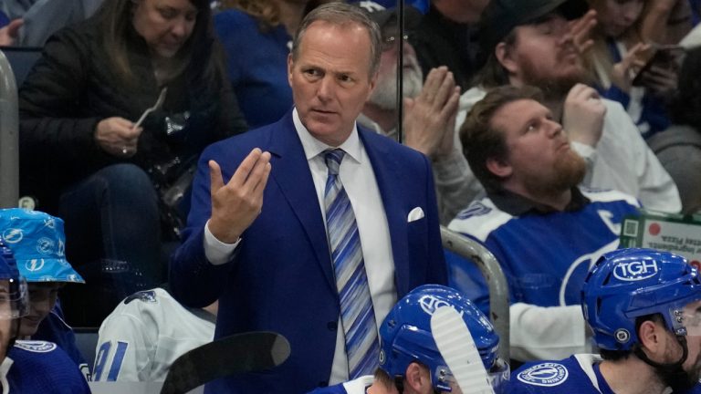 Tampa Bay Lightning head coach Jon Cooper. (Chris O'Meara/AP) 