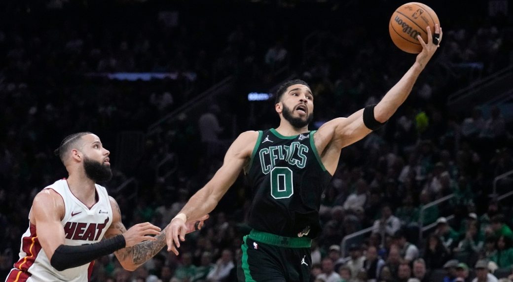 Boston Celtics douse the Miami Heat in Game 5, advance to second round