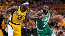 Holiday&#8217;s finishing flurry helps Celtics beat Pacers for 3-0 lead in East Finals