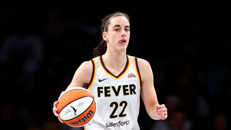 Indiana Fever star Caitlin Clark addressed racist and misogynistic remarks on Thursday. (Noah K. Murray/AP)