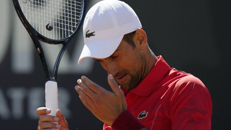 Novak Djokovic is a surprise entry for the Geneva Open, the last men's warmup for the French Open. (AP/Alessandra Tarantino)