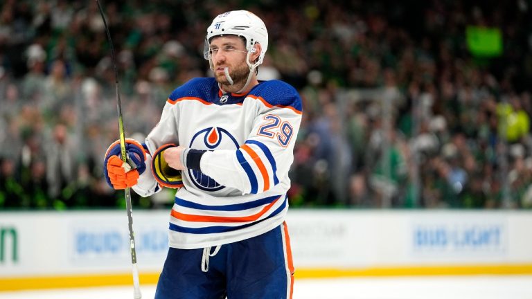 Edmonton Oilers star Leon Draisaitl. (Tony Gutierrez/AP)