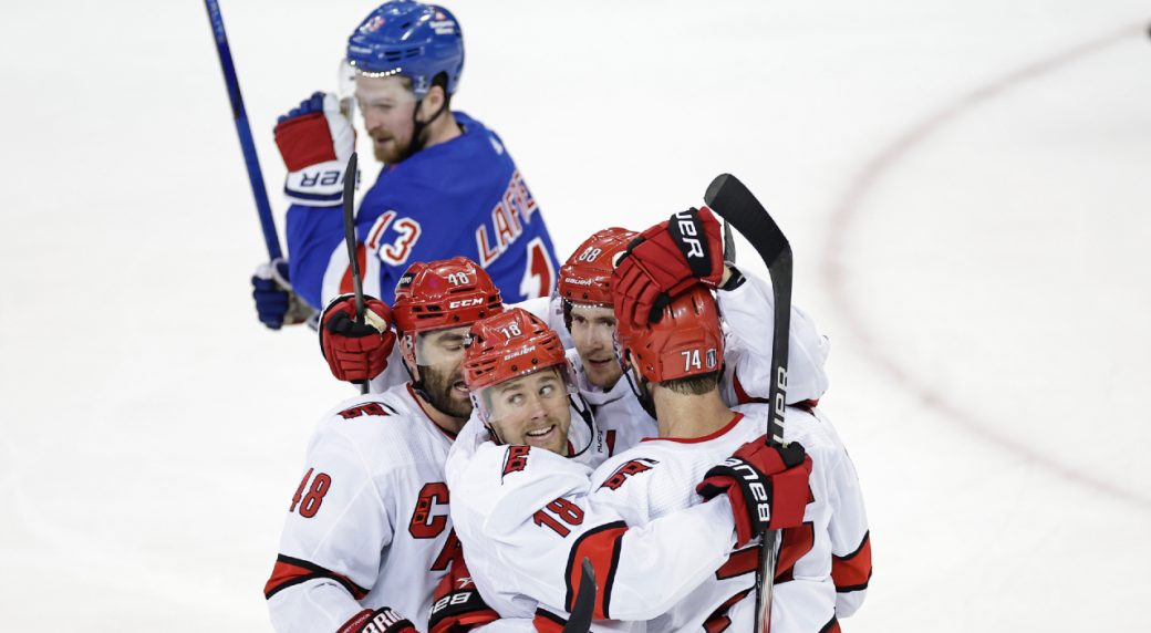 Hurricanes Rally To Beat Rangers In Game 5 To Avoid Elimination