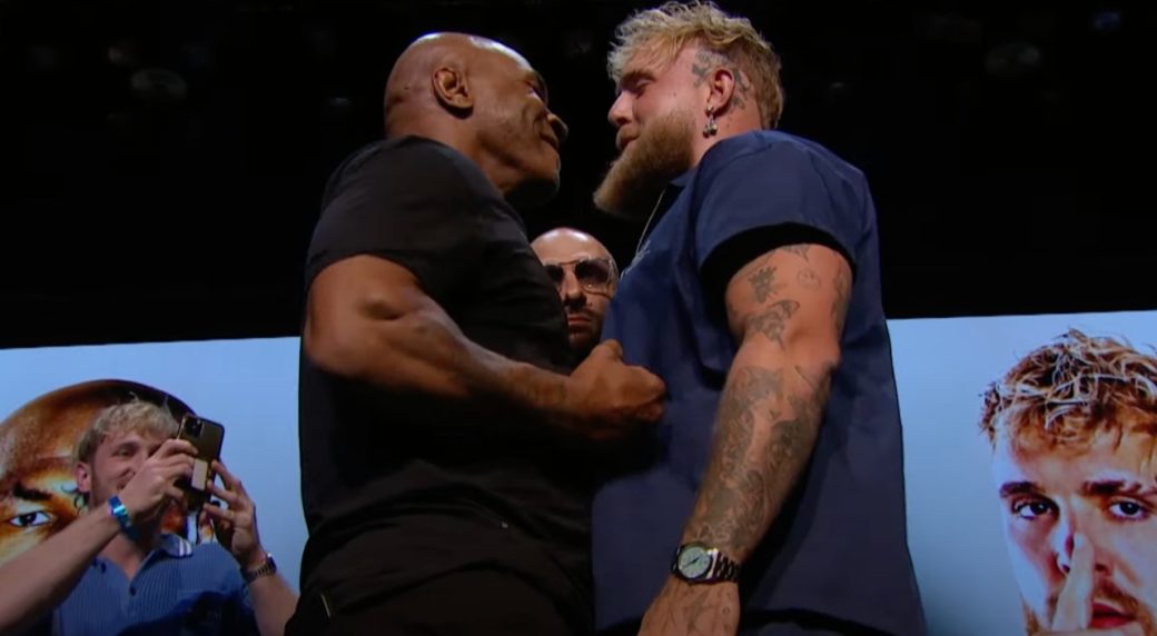 Mike Tyson, Jake Paul face off ahead of boxing match