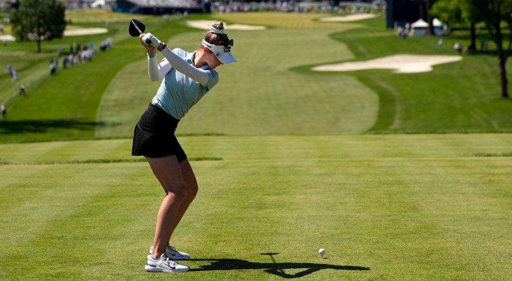 Korda takes a 10, struggles early at U.S. Women's Open