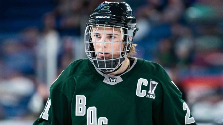 Boston captain Hilary Knight. (Photo by Michael Riley/PWHL Boston)