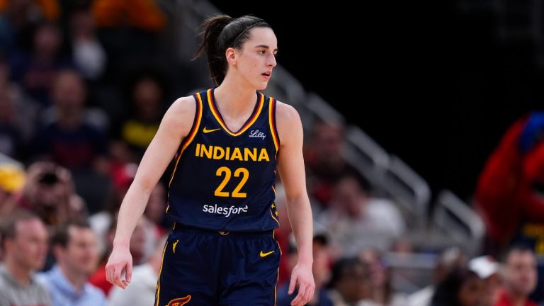 Indiana Fever star Caitlin Clark. (Darron Cummings/AP)