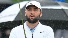 Rattled Scottie Scheffler pulls it together, shoots 66 at PGA Championship after arrest