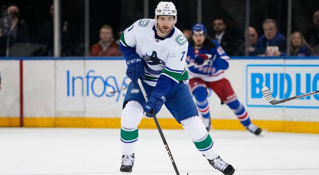 Canucks' Carson Soucy Suspended One Game For Cross-checking Oilers ...