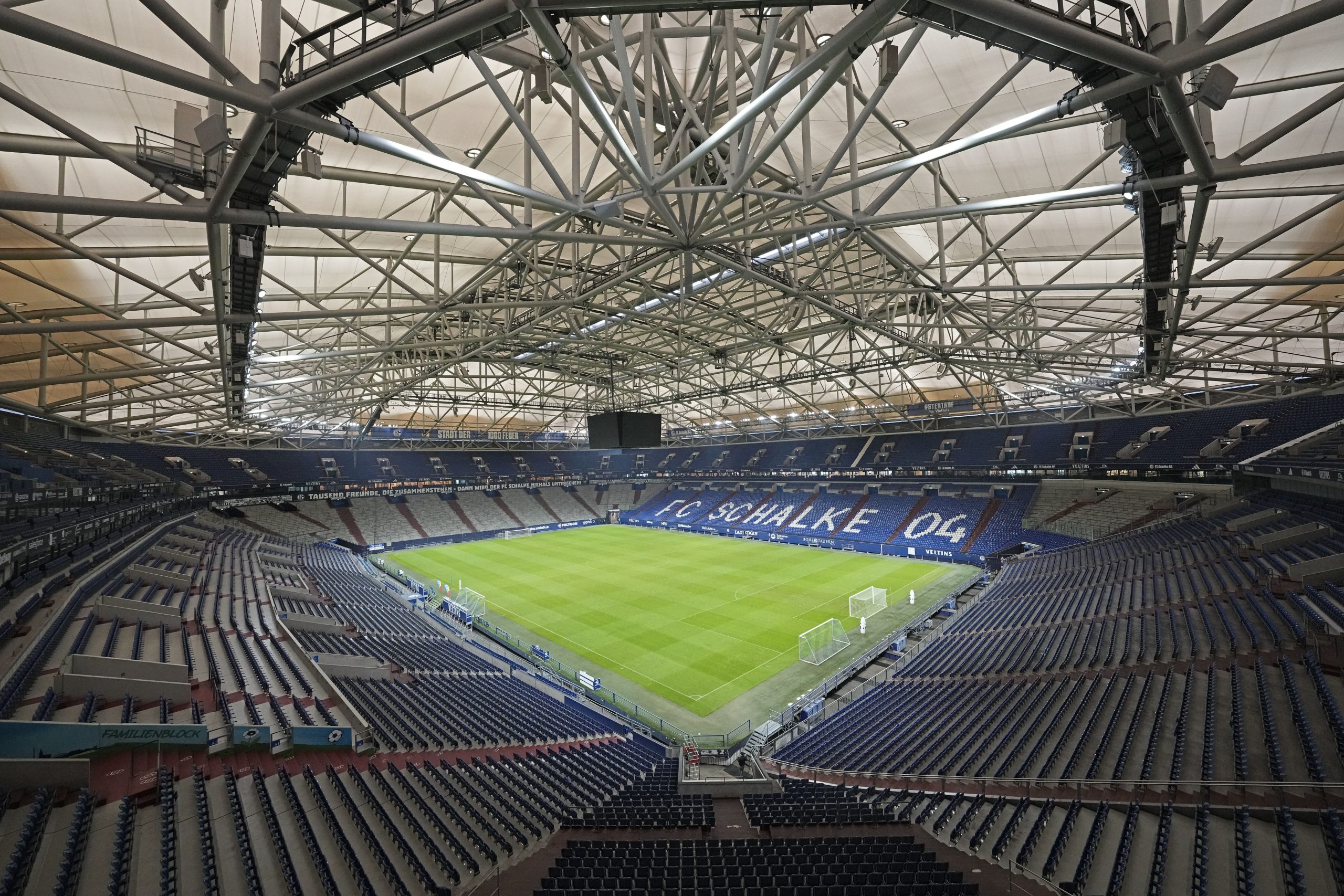 The Arena AufSchalke is pictured in Gelsenkirchen, Germany. (AP Photo/Martin Meissner)