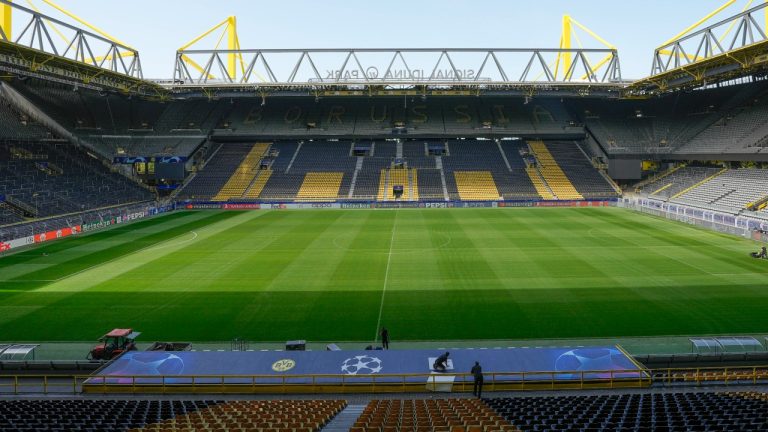 BVB Stadion in Dortmund, Germany, will host six matches at the Euro 2024. (AP)