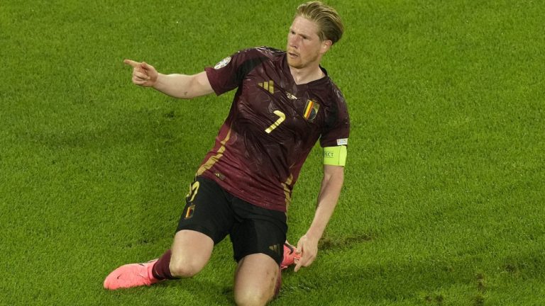 Belgium's Kevin De Bruyne. (AP/Frank Augstein)