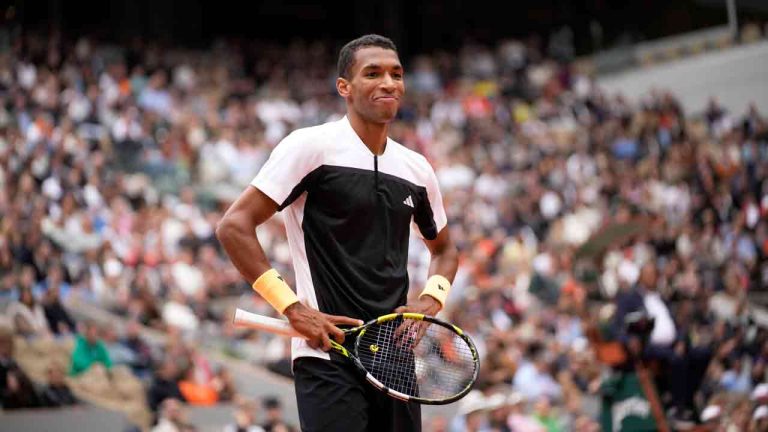 Felix Auger-Aliassime. (Christophe Ena/AP)