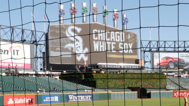 A view of Rate Field, the home of the Chicago White Sox. (Charles Rex Arbogast/AP)