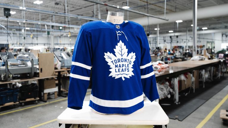 The new Toronto Maple Leafs jerseys (Fanatics photo).