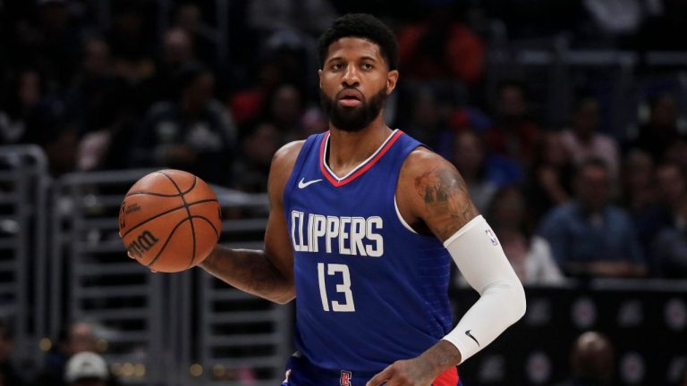 Los Angeles Clippers forward Paul George. (Etienne Laurent/AP Photo)