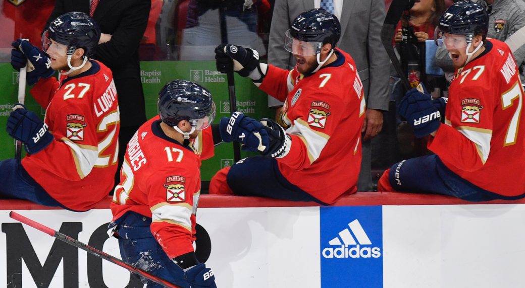 Panthers’ Rodrigues plays hero, but concern for Barkov lingers