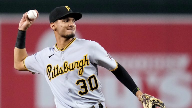 Former Pittsburgh Pirates shortstop Tucupita Marcano has been banned from MLB for gambling. (Ross D. Franklin/AP)