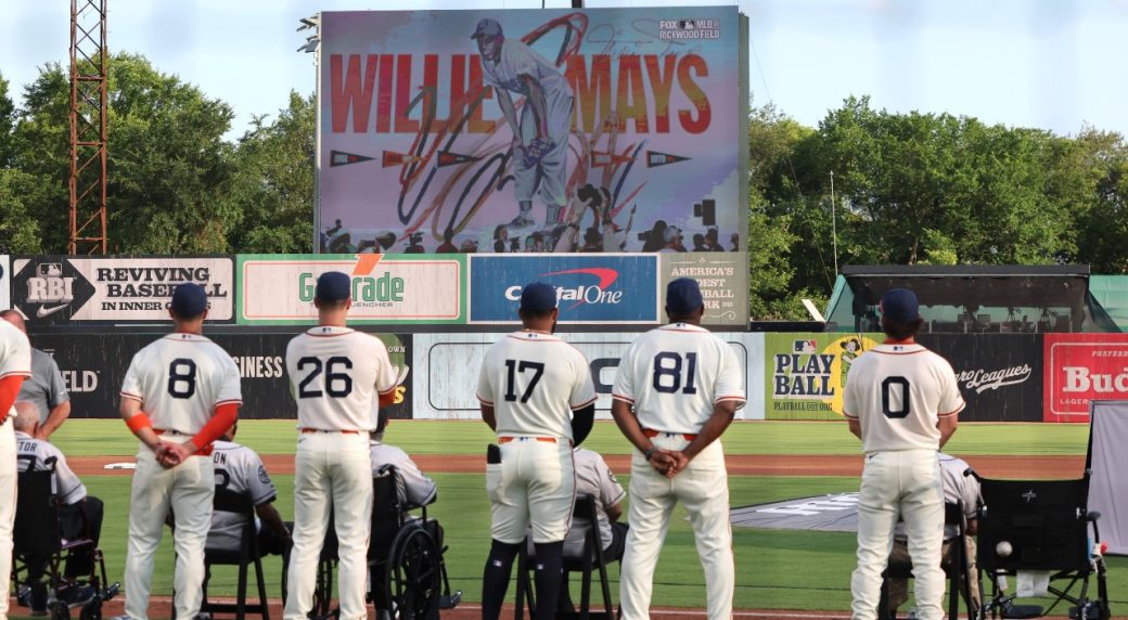 Celebrations honour Willie Mays and Negro League players ahead of MLB game at Rickwood Field