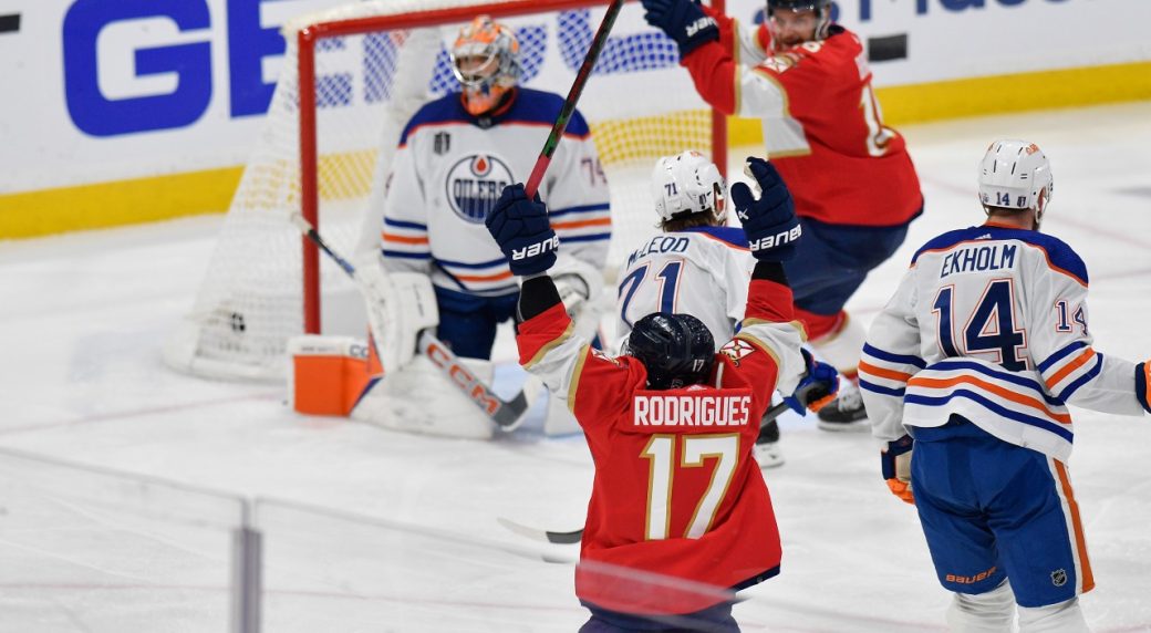 Oilers’ streak of 34 straight penalty kills snapped by Panthers’ Rodrigues