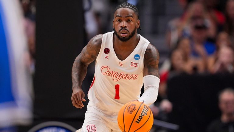 Houston's Jamal Shead. (Tony Gutierrez/AP Photo)