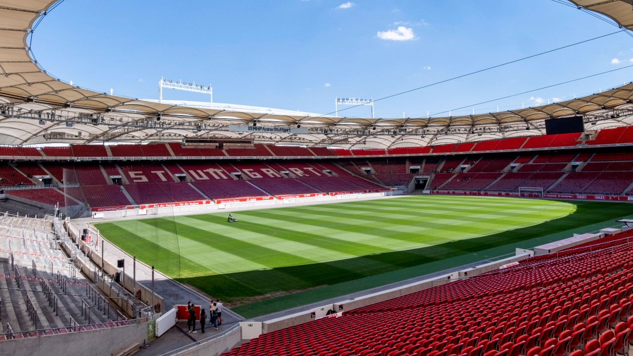 Stuttgart EURO 2024 stadium will host five matches of the European soccer Championships. (AP Photo/Michael Probst)