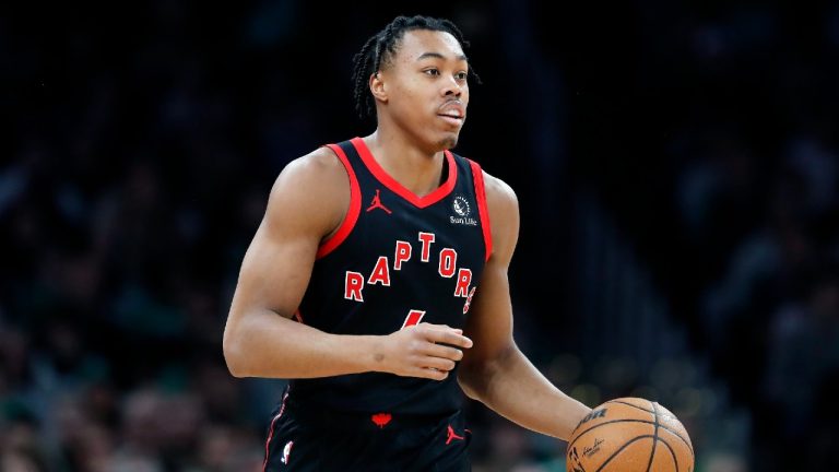 Toronto Raptors' Scottie Barnes. (Michael Dwyer/AP)