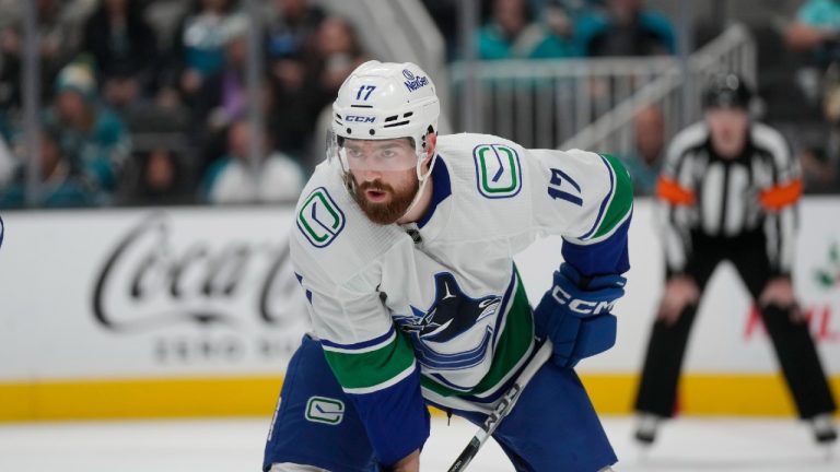 Vancouver Canucks defenceman Filip Hronek (17). (Jeff Chiu/AP)