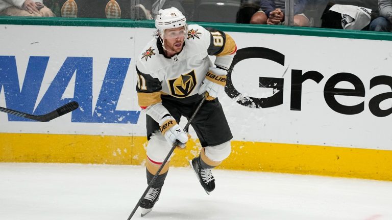 Vegas Golden Knights star Jonathan Marchessault. (Tony Gutierrez/AP)