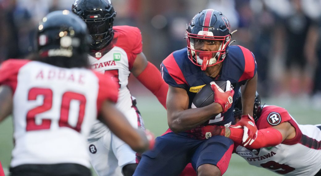 Alouettes crush Redblacks after unveiling Grey Cup championship banner