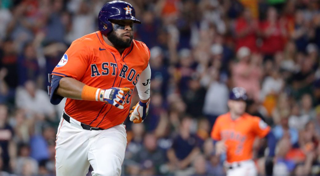 Meyers hits three-run homer as Astros score season-high 14 runs in win ...