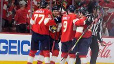 Did officials miss high stick stoppage before Panthers&#8217; goal?