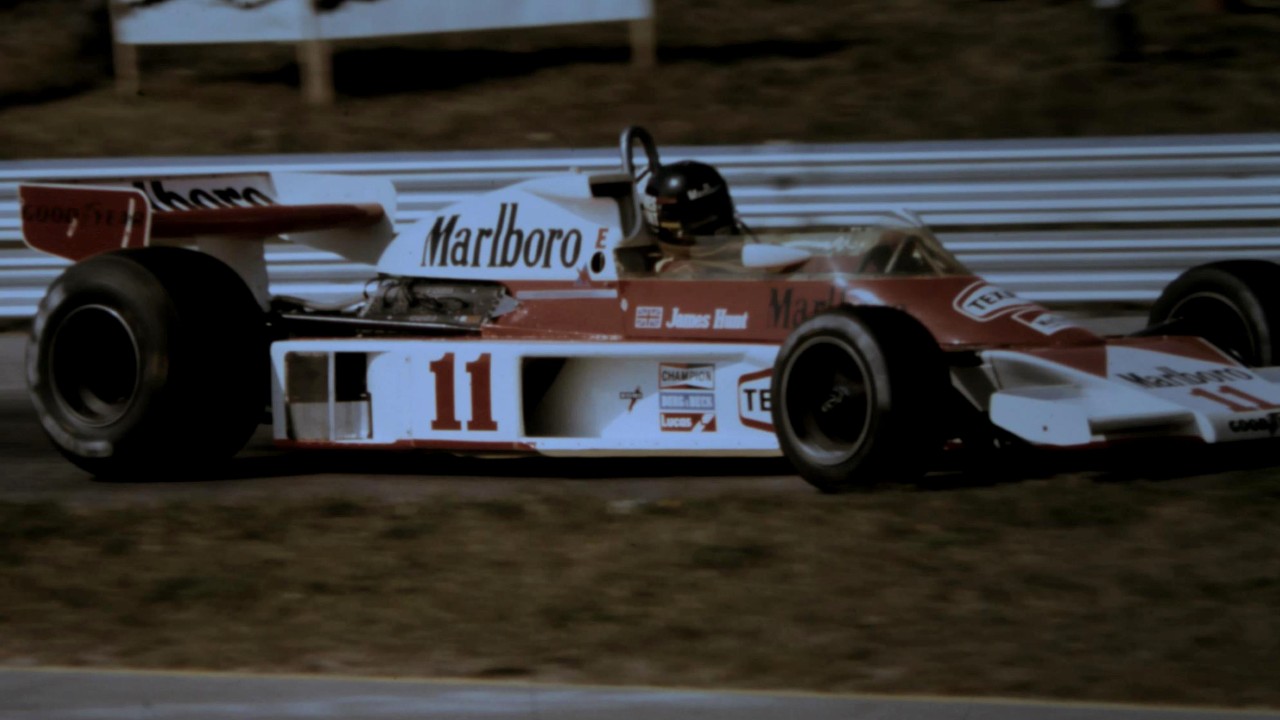 McLaren driver James Hunt en route to victory during the 1976 Canadian Grand Prix at Mosport Park in Bowmanville, Ont. (Photo Credit: Bob Brazeau)