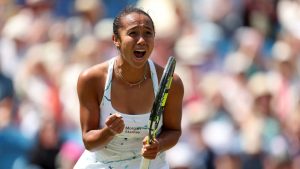 Canada's Leylah Fernandez. (George Tewkesbury/PA via AP)