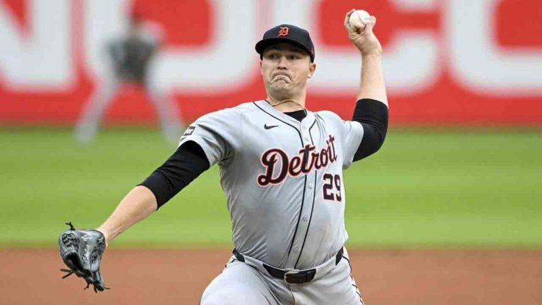 Detroit Tigers starting pitcher Tarik Skubal. (Nick Cammett/AP)