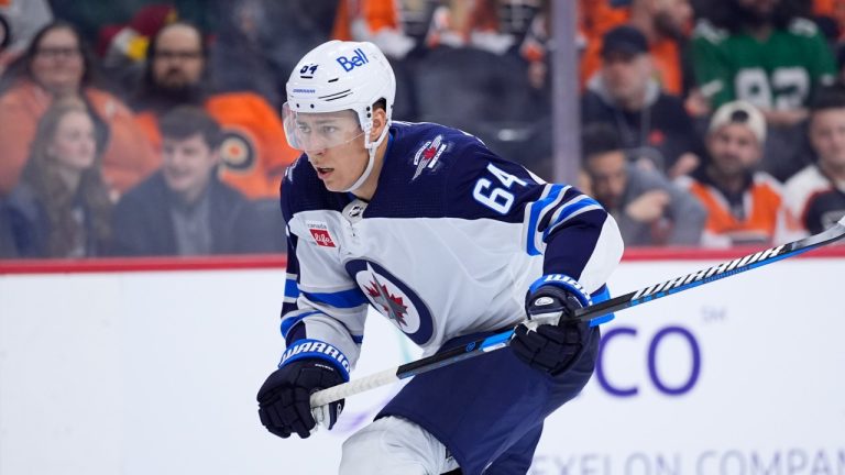 Winnipeg Jets' Logan Stanley. (AP/Matt Slocum)