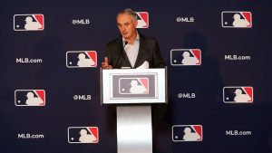 Major League Baseball commissioner Rob Manfred. (LM Otero/AP)