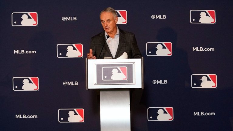 Major League Baseball commissioner Rob Manfred. (LM Otero/AP)