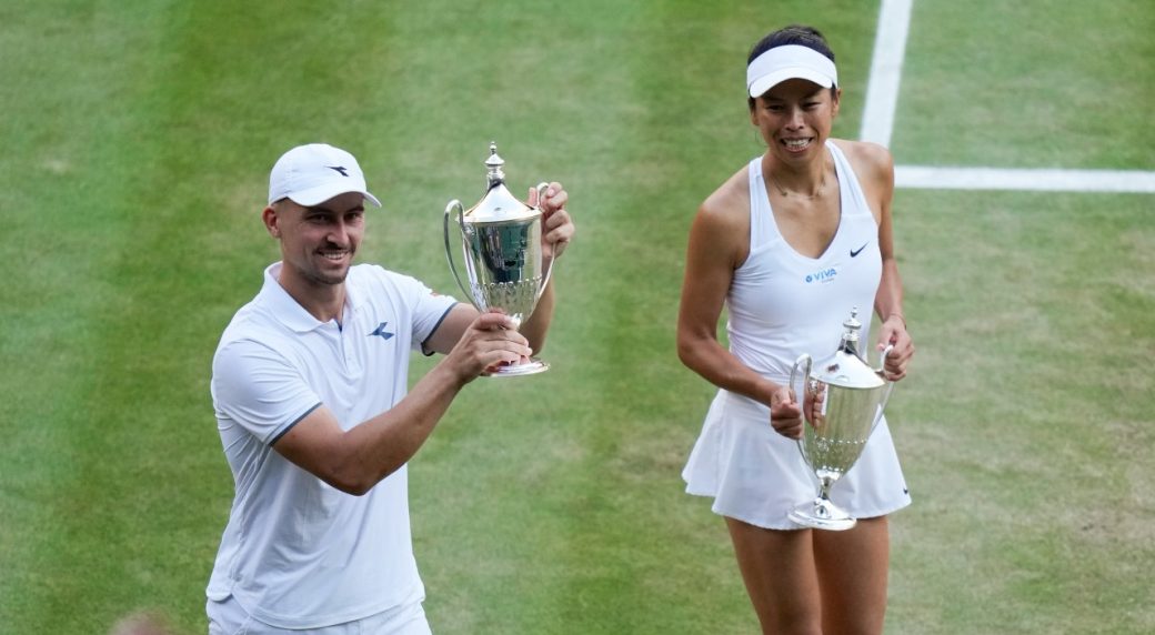 Hsieh and Zielinski win mixed doubles title at Wimbledon