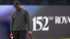 Tiger Woods in danger of missing cut at Open Championship after 8-over 79